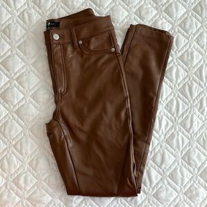 7 for all mankind Vegan Leather Pants